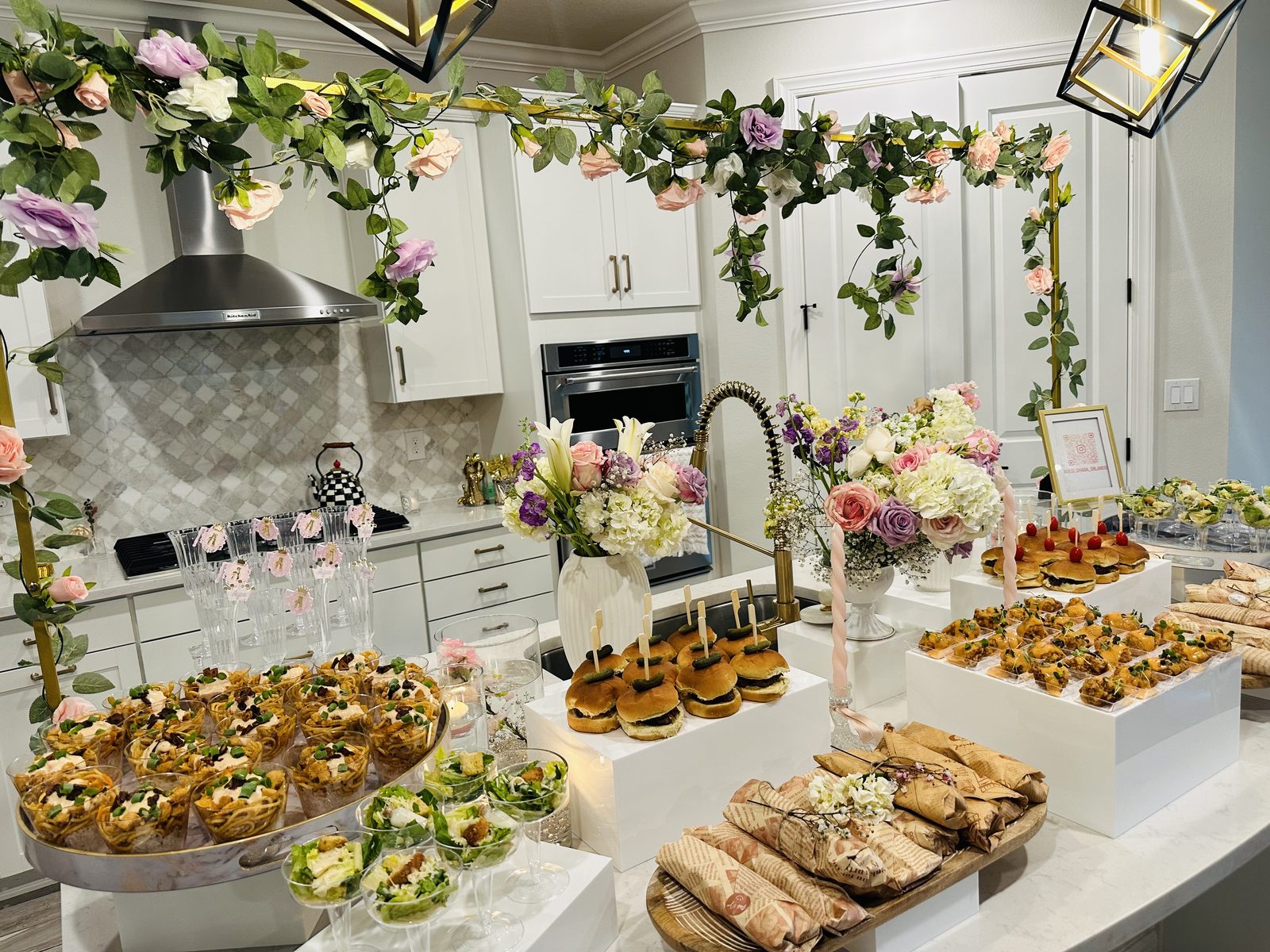 Catering spread