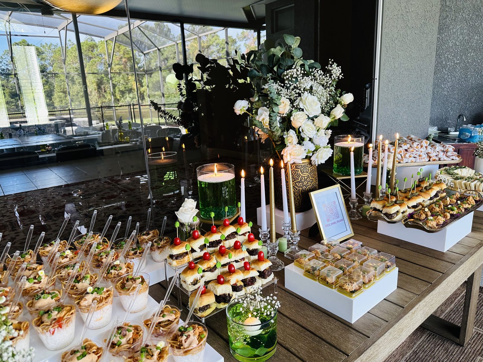 Catering spread