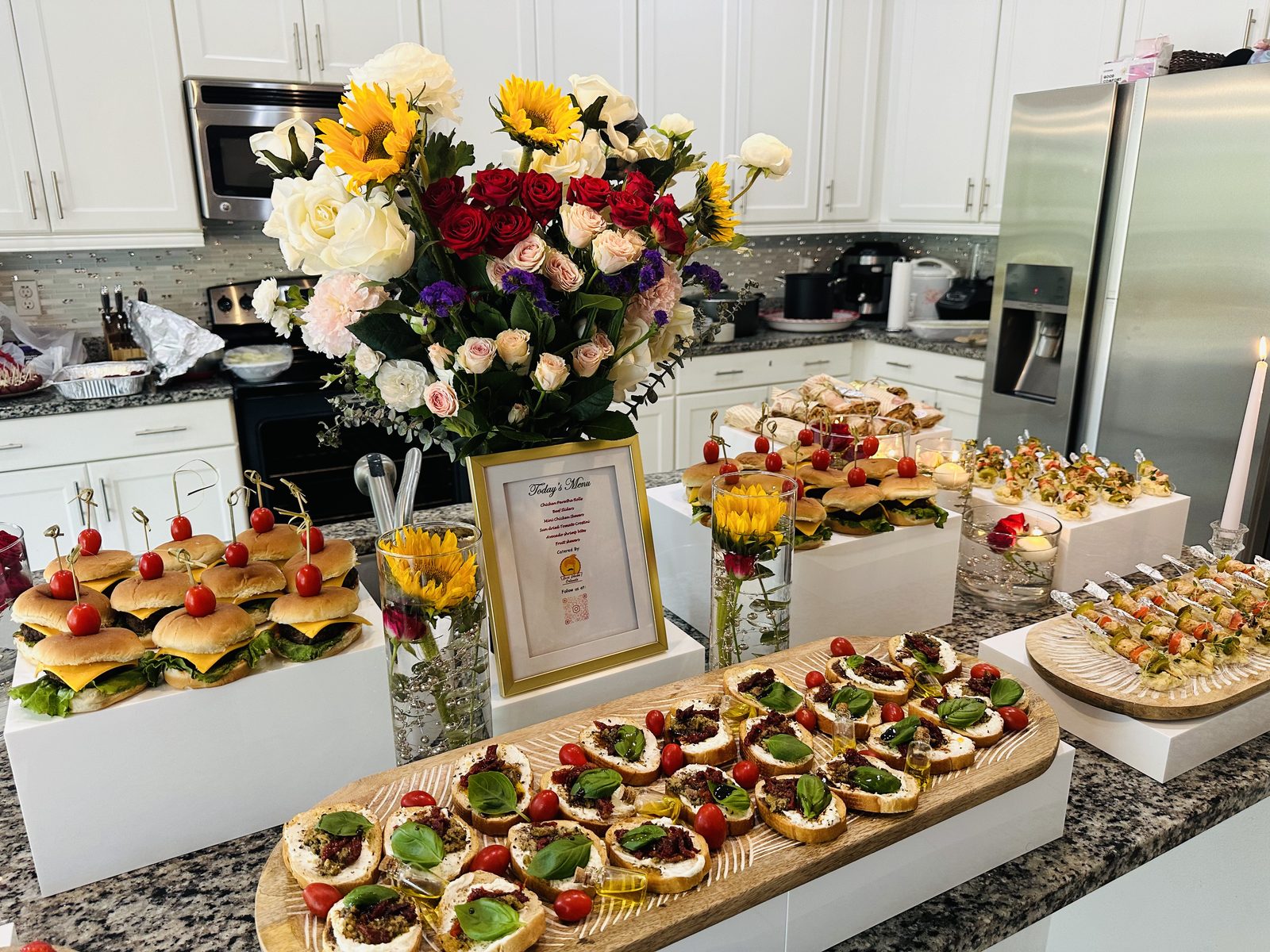 Catering spread