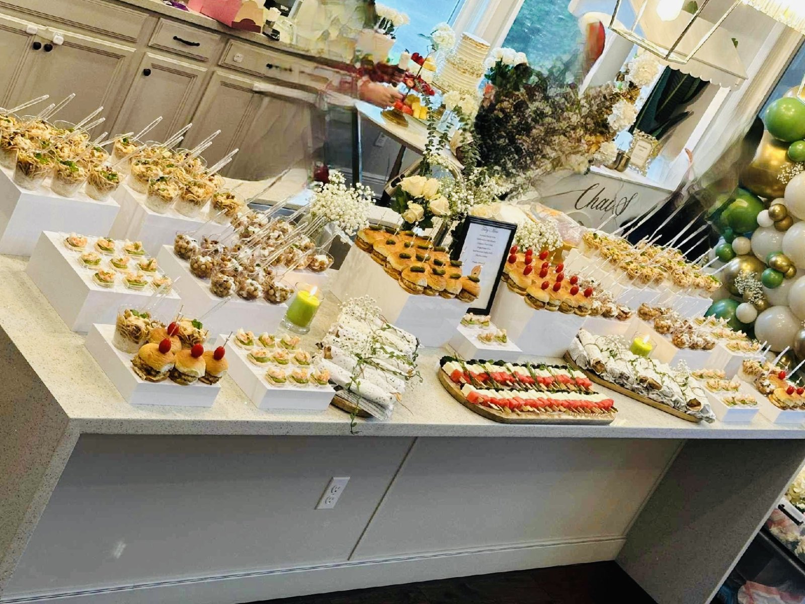 Catering spread